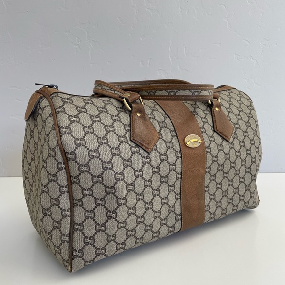 Auth VTG GUCCI PLUS Monogram Doctor Bag - Picture 3 of 13